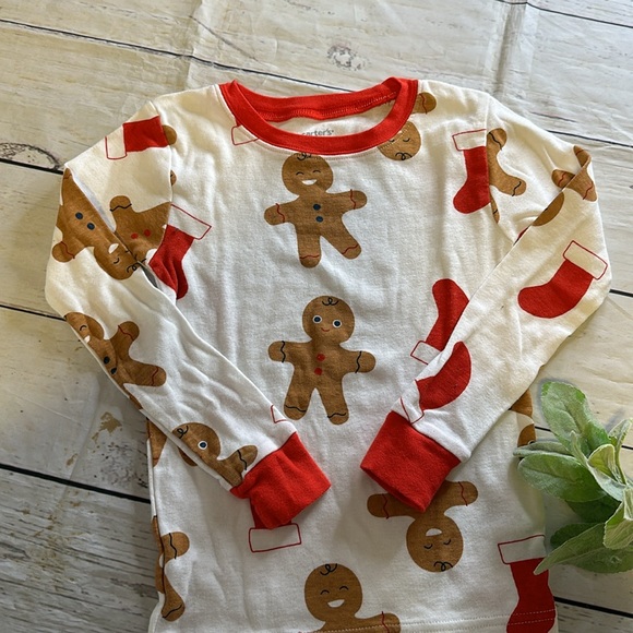 Carters toddler boys gingerbread cookie pajama set - Picture 3 of 13